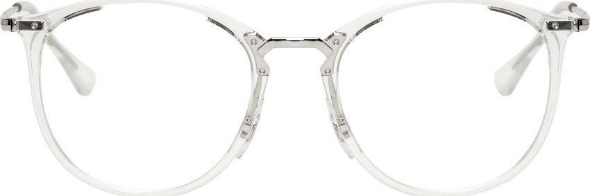 Ray Ban Silver & Transparent High Street Glasses