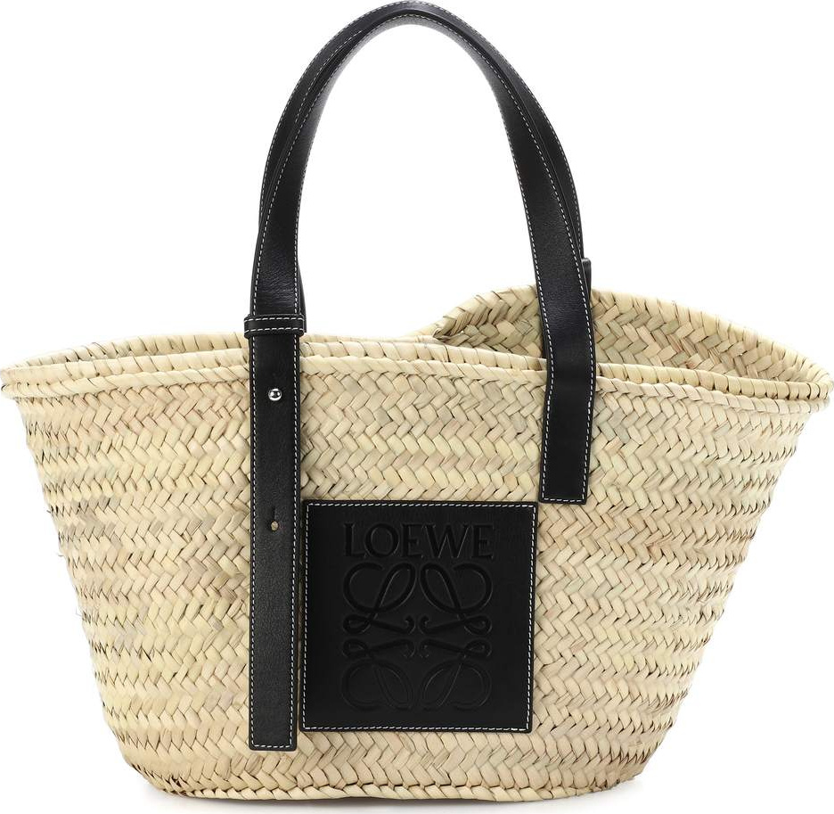 LOEWE X Paula's Ibiza raffia shopper