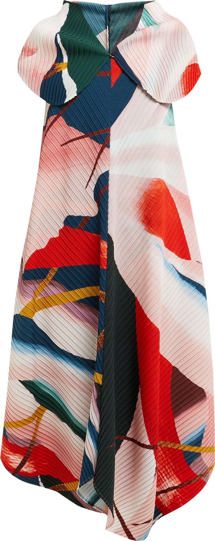 Issey Miyake Bloom pleats printed dress