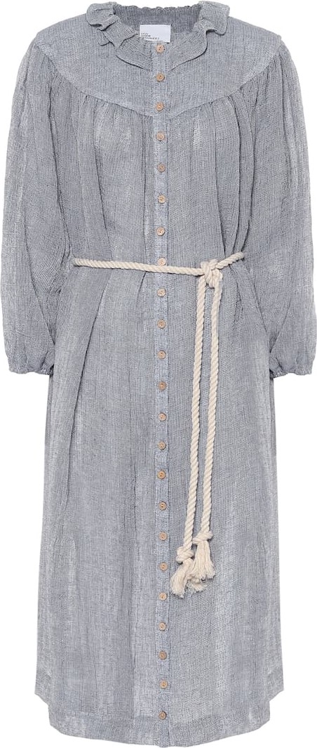 Lisa Marie Fernandez Fiona linen shirt dress