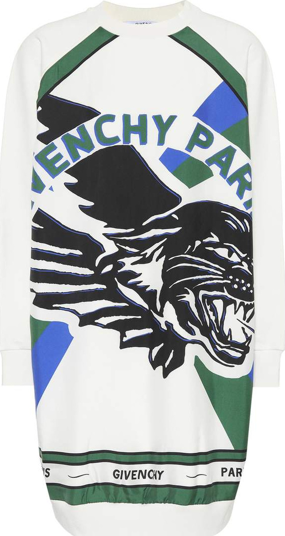 Givenchy Printed cotton sweater dress