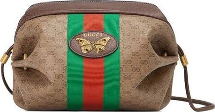 Gucci Mini GG bag with Web and butterfly