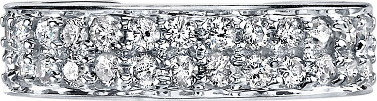 Anita Ko 18k White Gold Diamond Double-Row Ear Cuff, Each