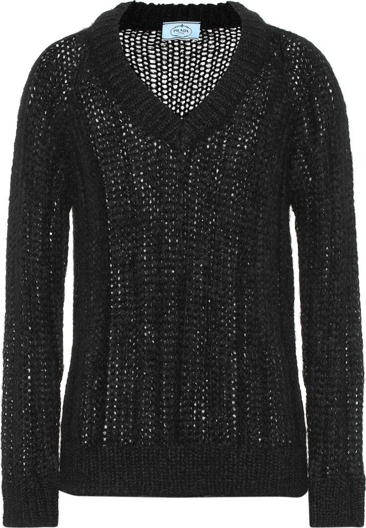 Prada Mohair and wool-blend sweater