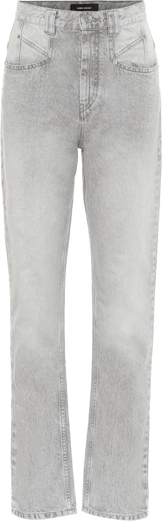 Isabel Marant Dominic high-rise straight jeans