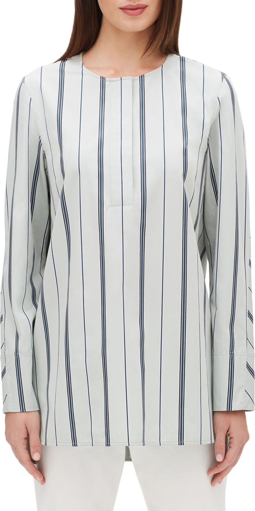 Lafayette 148 New York Tilly Stripe Blouse