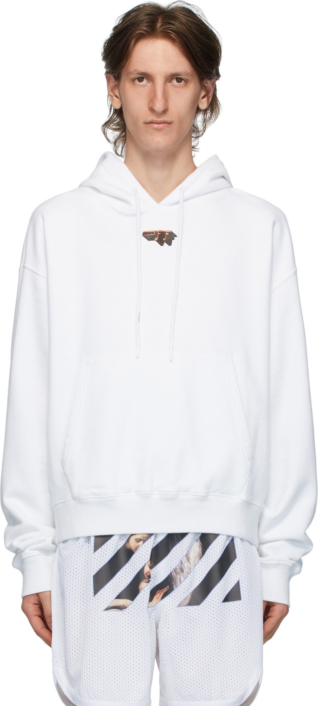 Off White White Mirko Artist Hoodie Off White White Mirko Artist Hoodie