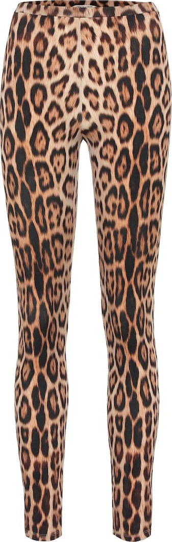 Roberto Cavalli Leopard-print leggings