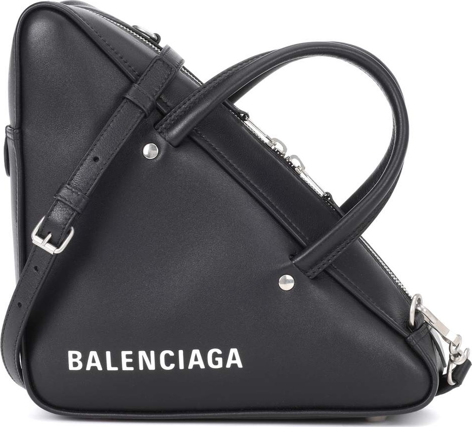 Balenciaga Triangle Duffle leather tote
