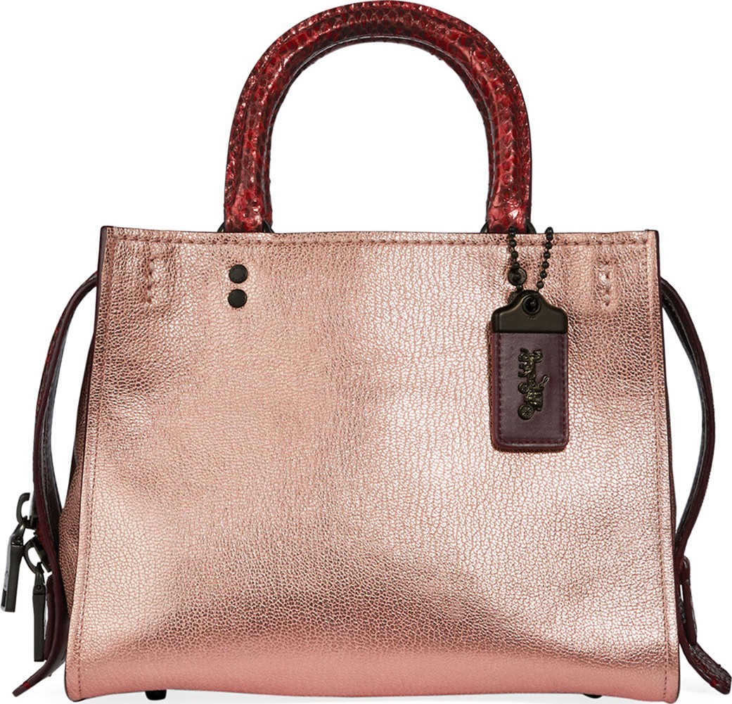COACH 1941 Rogue 25 Metallic Blocked Tote Bag