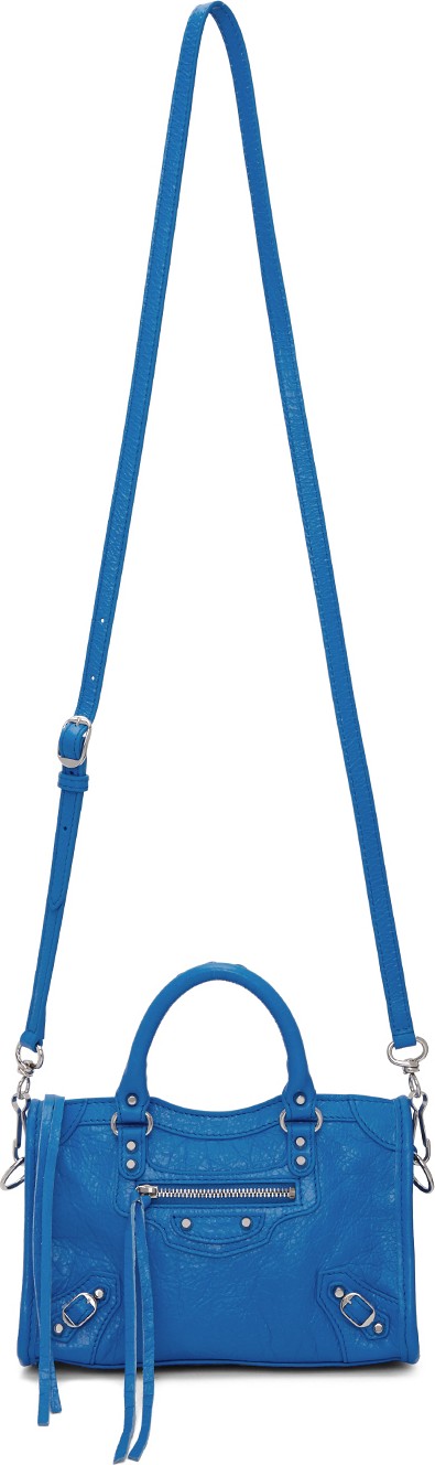 Balenciaga Blue Nano City Bag