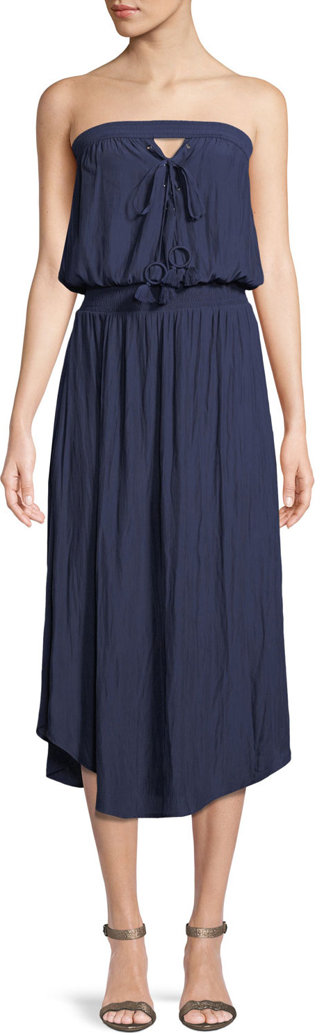 Ramy Brook Stephanie Strapless Midi Dress