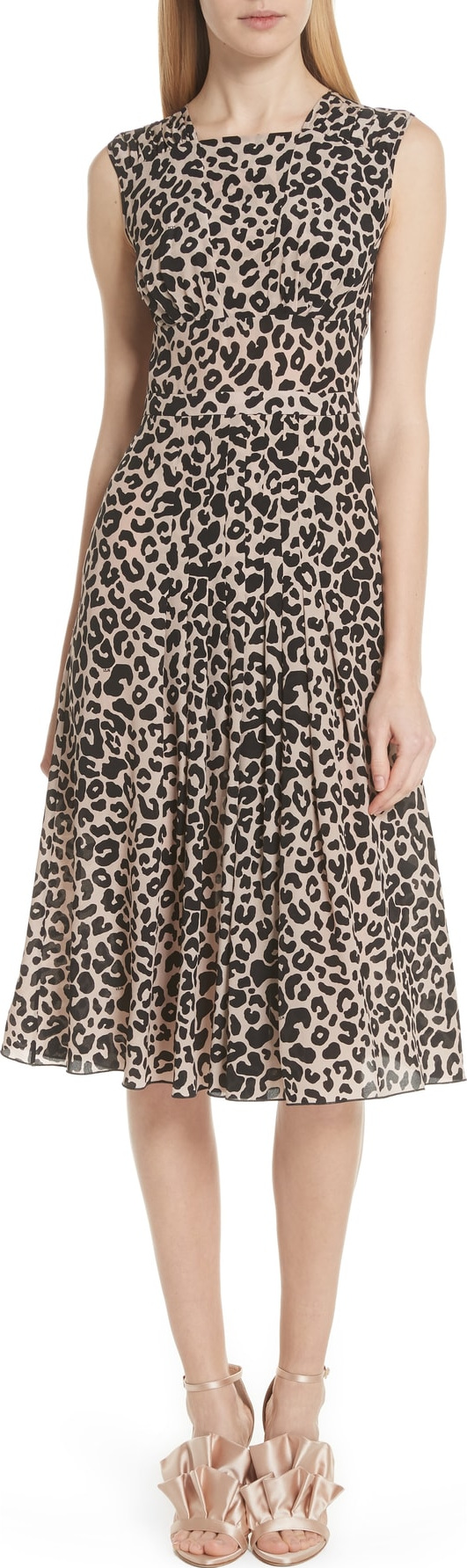 N°21 Nº21 Leopard Print Silk Dress