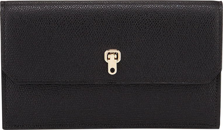 Valextra Textured Medium Wallet