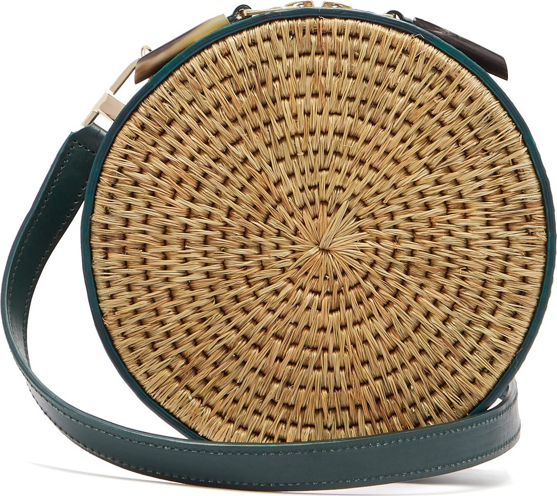 Khokho Sindi leather-trimmed basket bag
