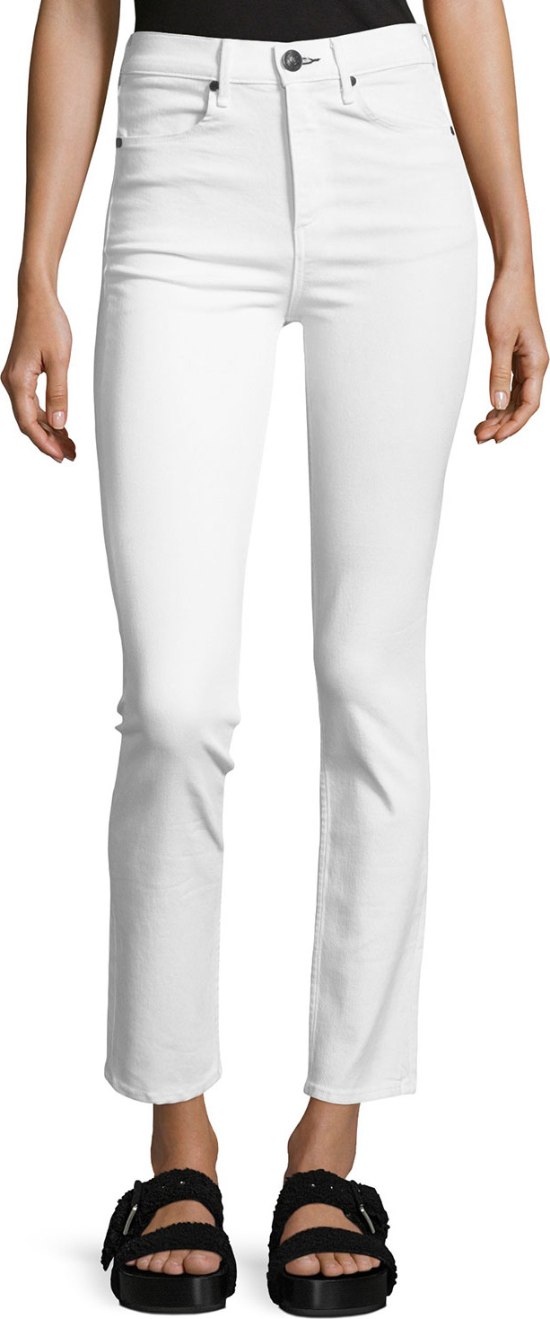 Rag & Bone High-Rise Slim-Fit Cigarette Jeans