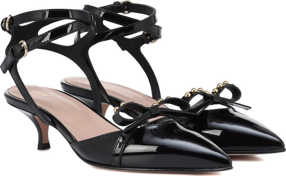 RED Valentino Patent leather slingback pumps