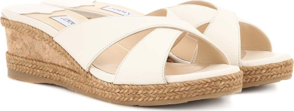 Jimmy Choo Almer 50 leather slides
