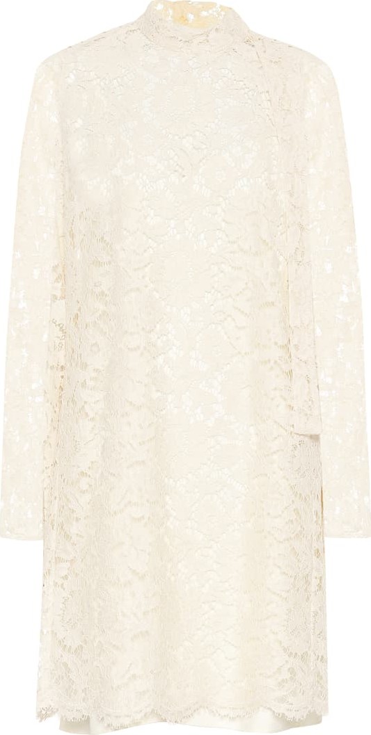 Valentino Floral-lace dress