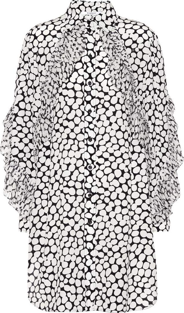 Givenchy Printed silk crêpe dress