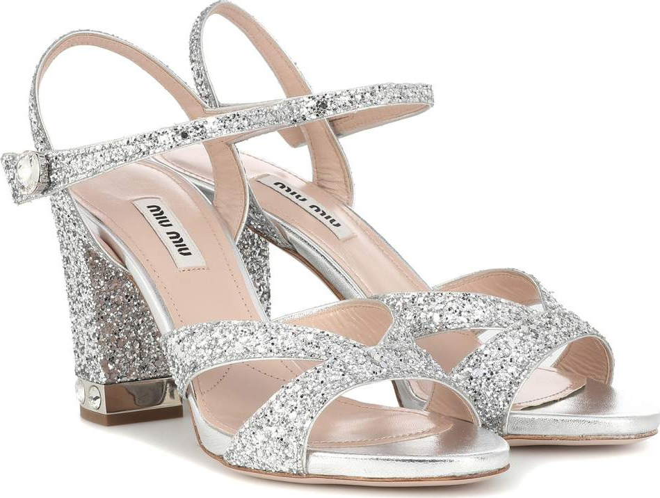 Miu Miu Glitter sandals