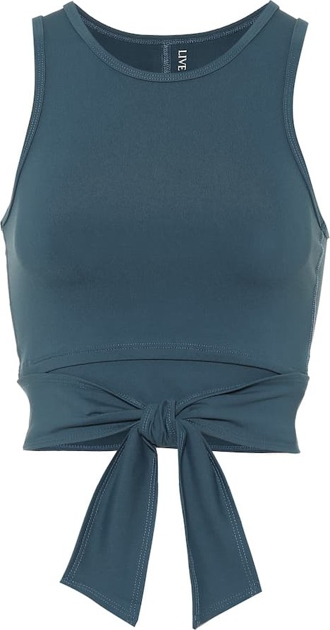 LIVE THE PROCESS Ballet cropped tank top