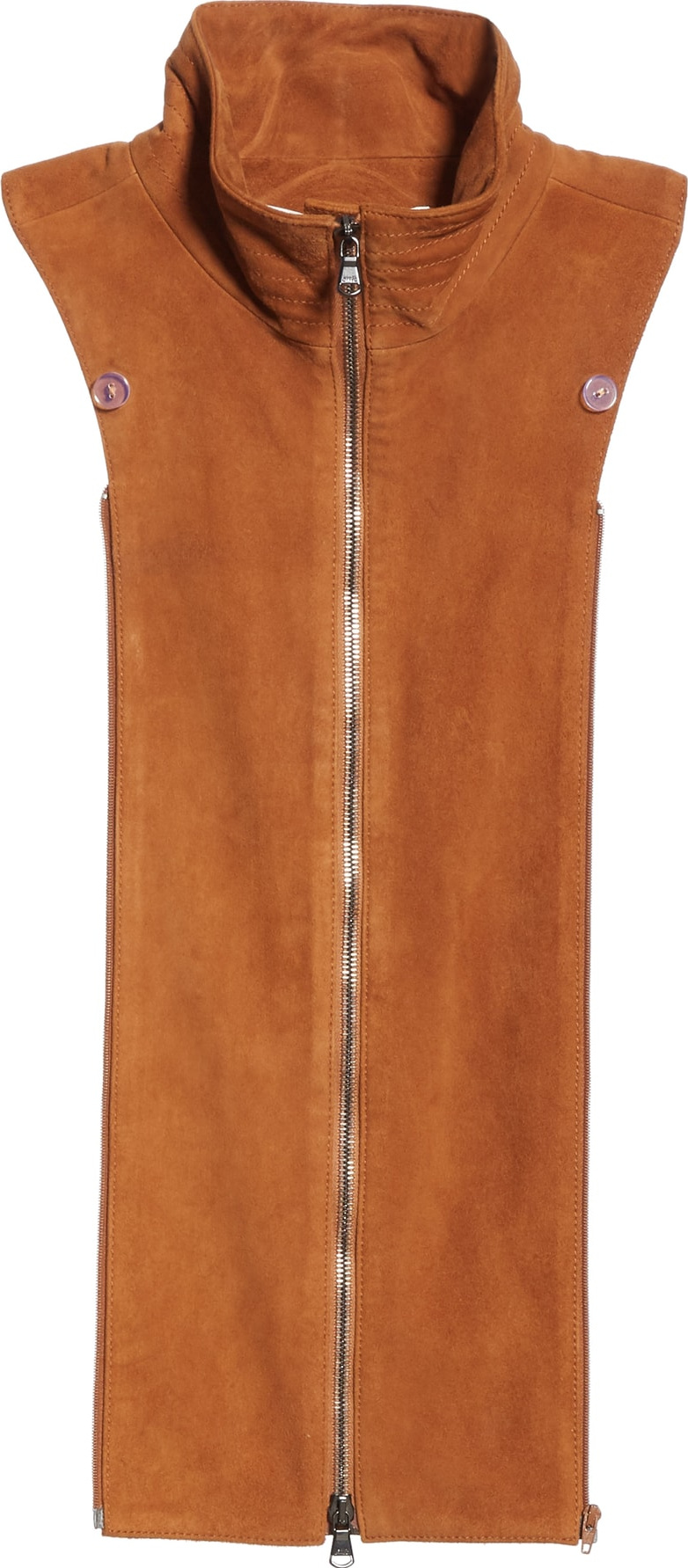 Veronica Beard Vala Suede Dickey