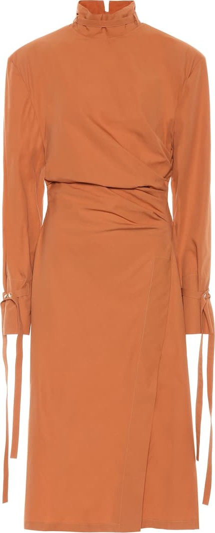 Acne Studios Cotton-poplin midi dress