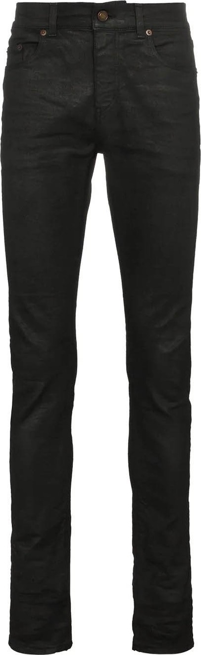 Saint Laurent coated skinny jeans