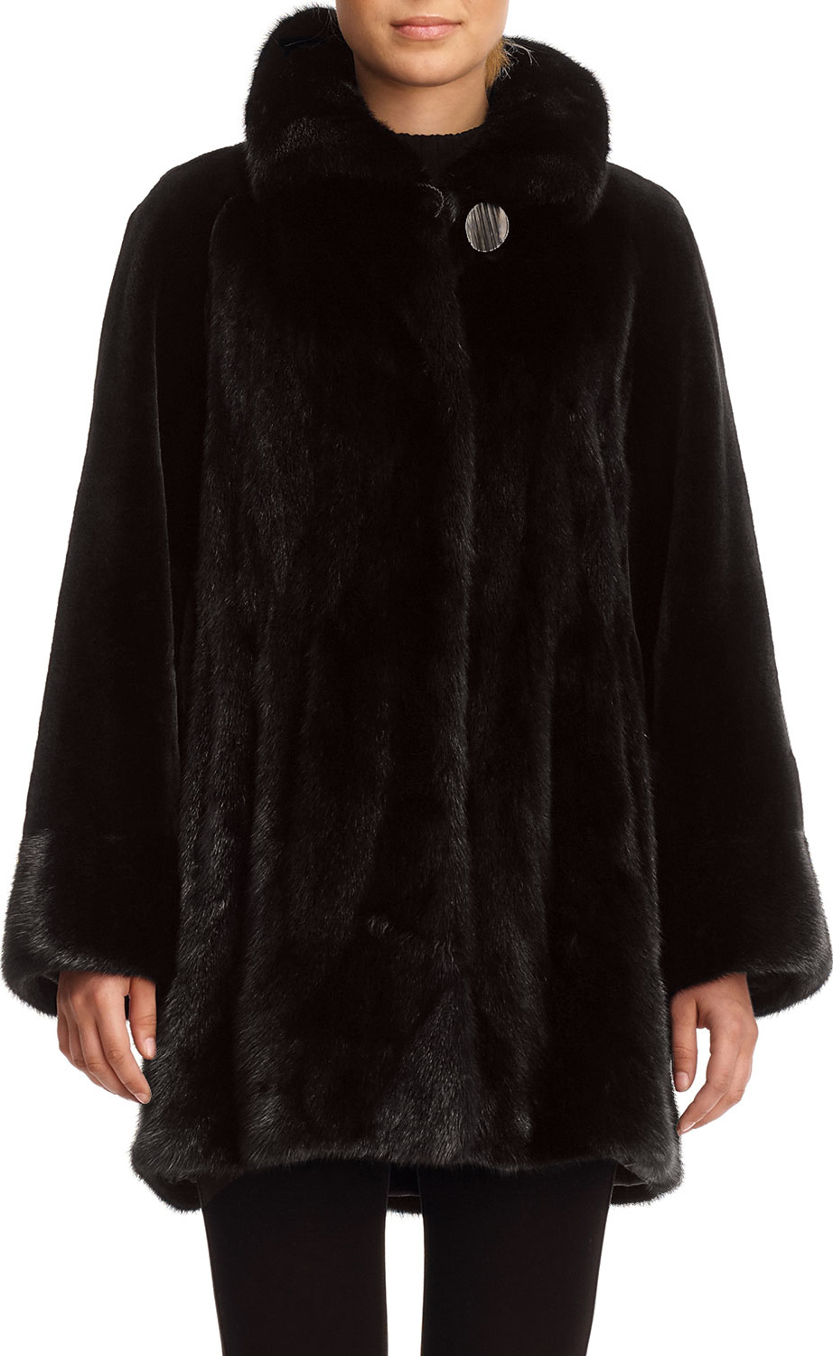 Gorski Sheared Mink Stroller Coat