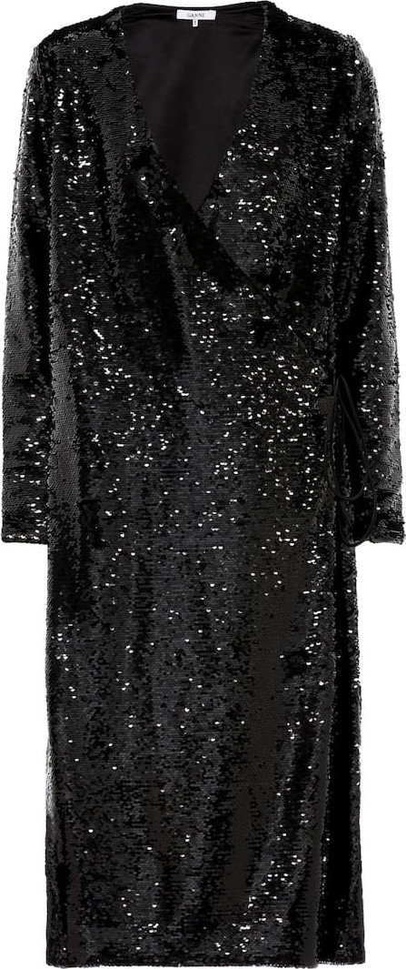 Ganni Sequined midi dress