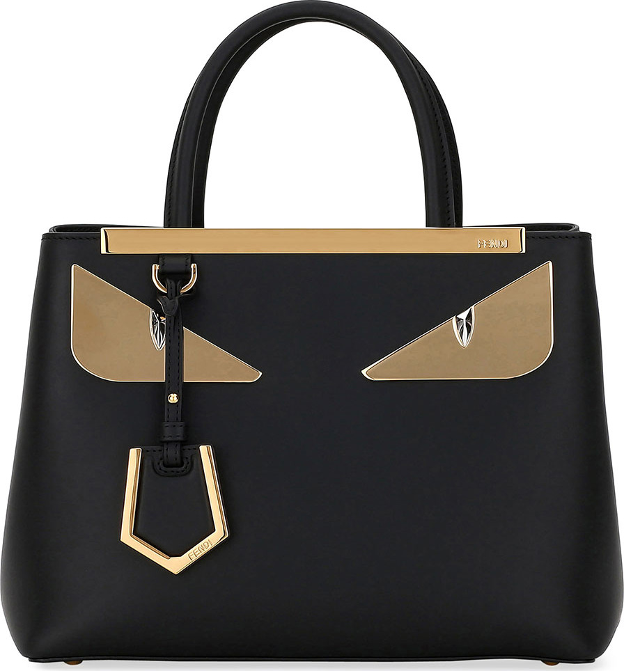 Fendi 2Jours Petite Monster Eyes Tote Bag