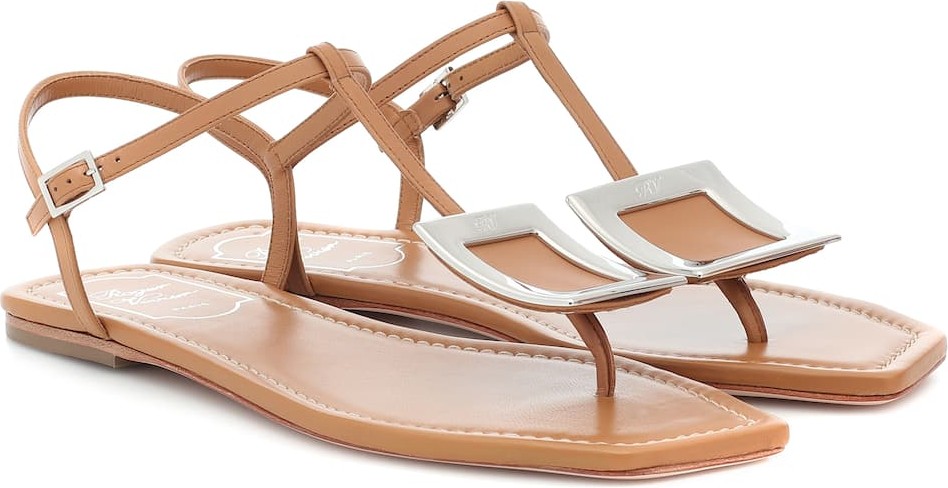 Roger Vivier Biki Viv' leather sandals