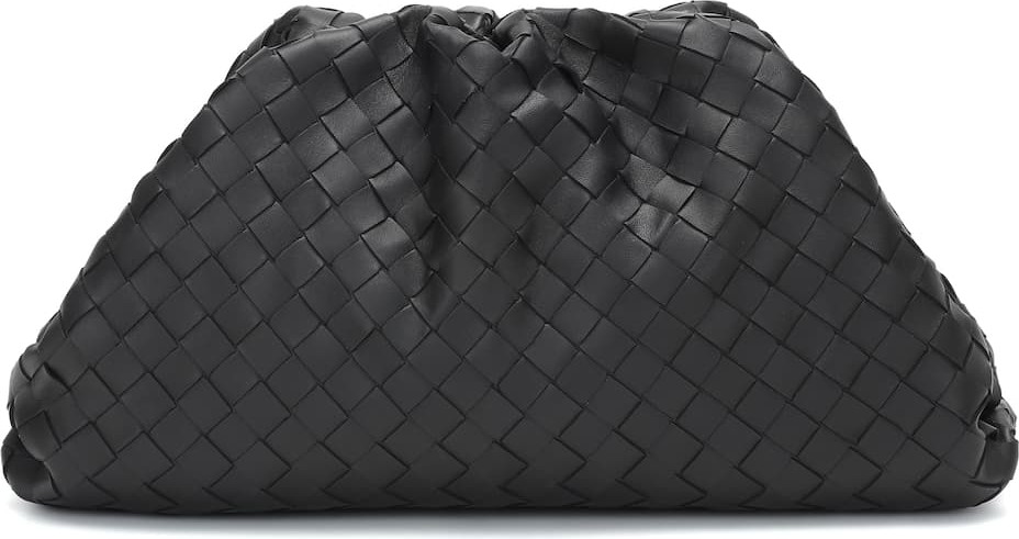 Bottega Veneta The Pouch intrecciato leather clutch