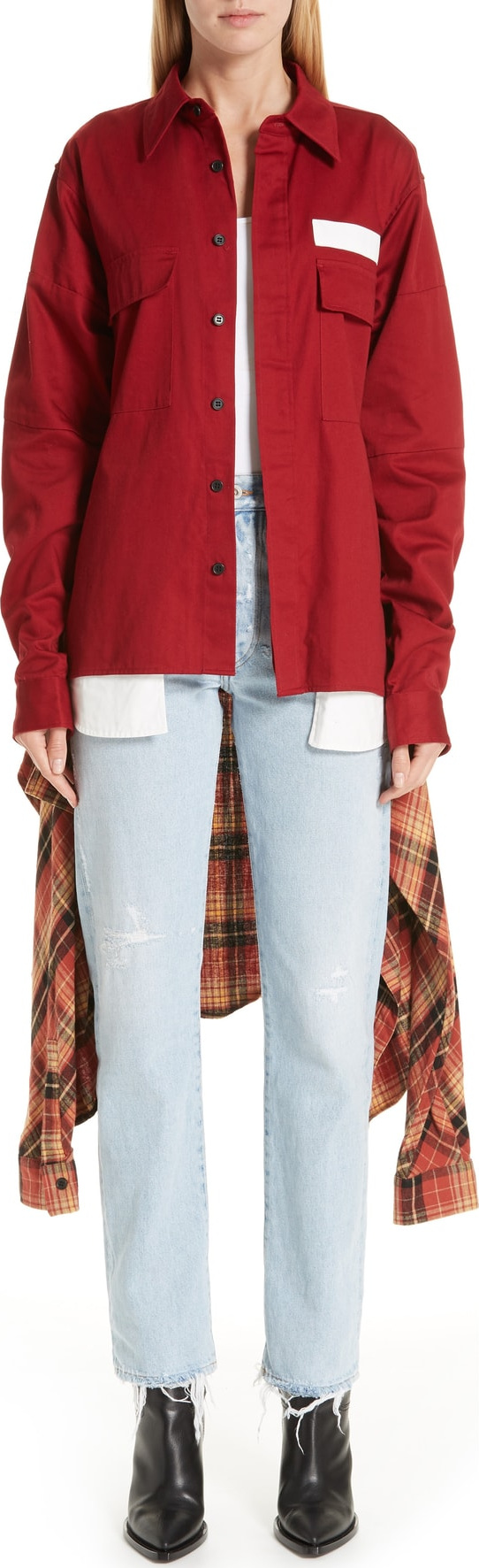 Ambush Drop Hem Shirt