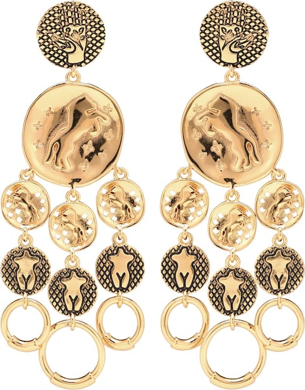 Chloe Emoji drop earrings