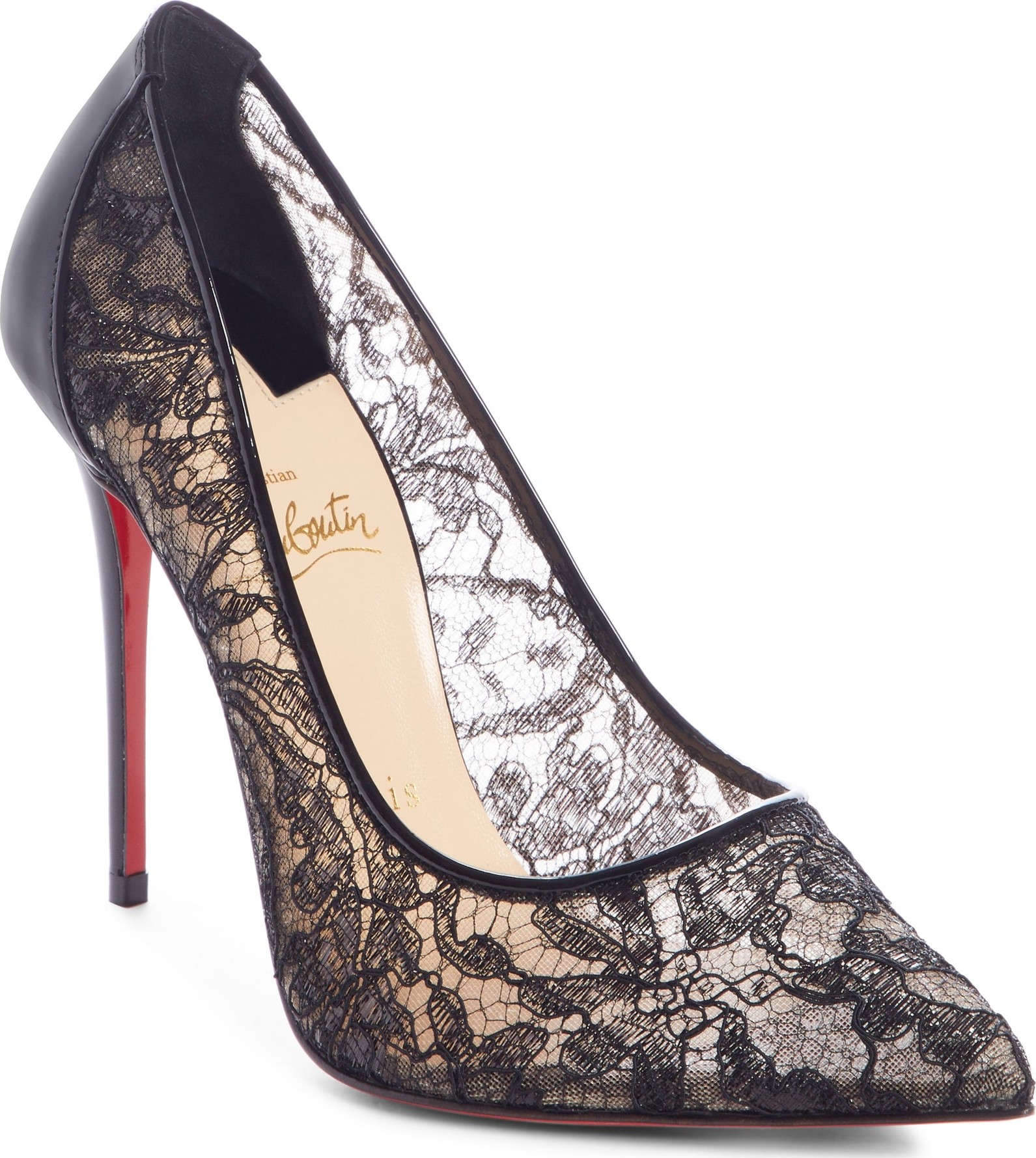 Christian Louboutin Follies Alençon Lace Pump