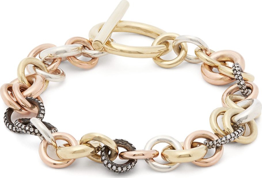 Spinelli Kilcollin Avalon diamond & 18kt gold bracelet