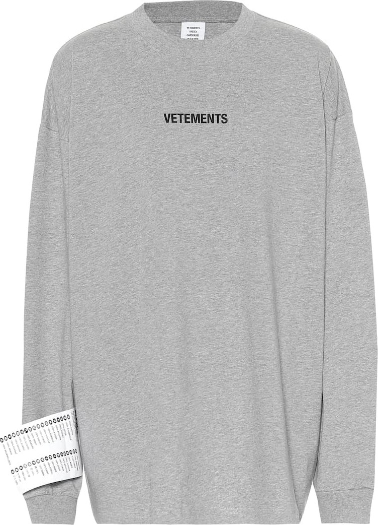 Vetements Oversized cotton-jersey T-shirt