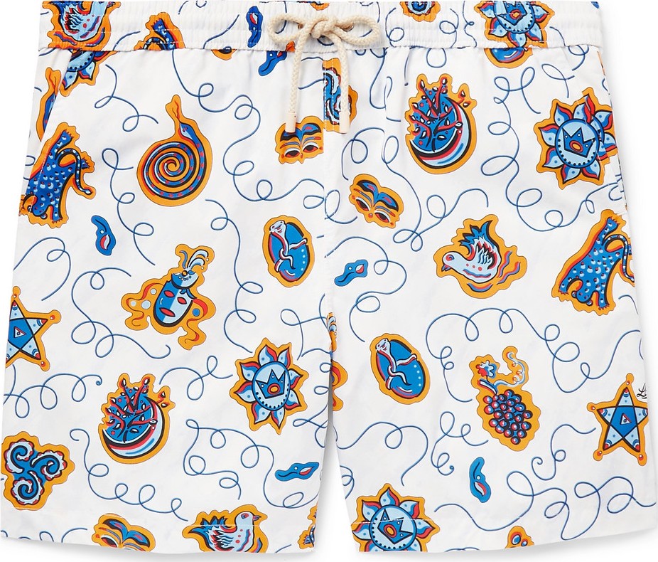 LOEWE + Paula's Ibiza Mid-Length Printed Swim Shorts