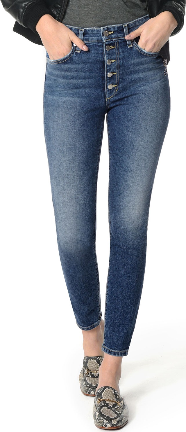 Joe's Jeans The Charlie Ankle Skinny Jeans with Button Fly
