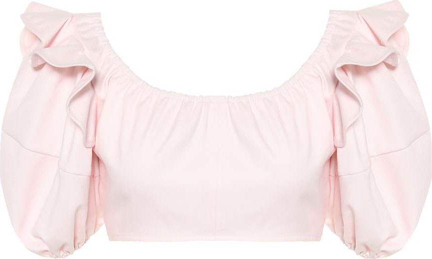 Ellery Hilaria cotton crop top