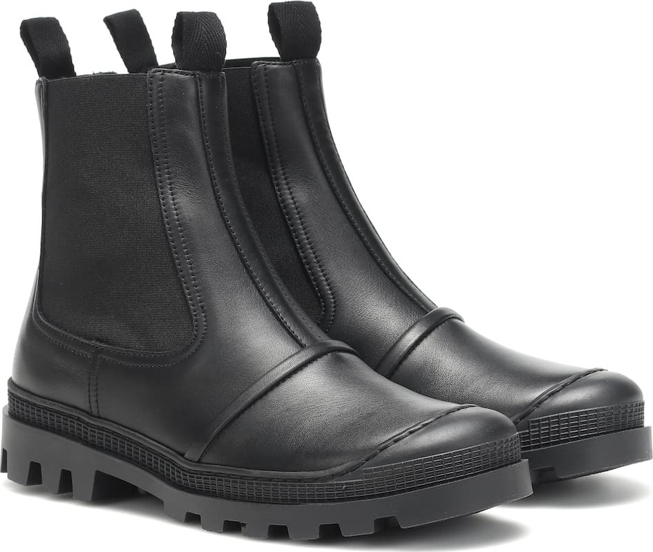 LOEWE Leather ankle boots