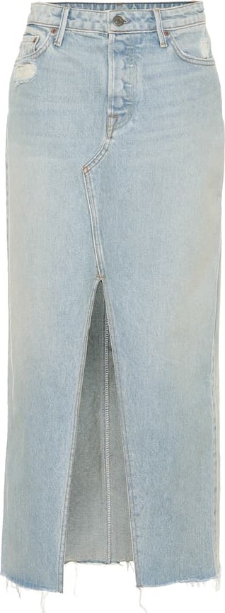 Grlfrnd Isla high-rise maxi skirt