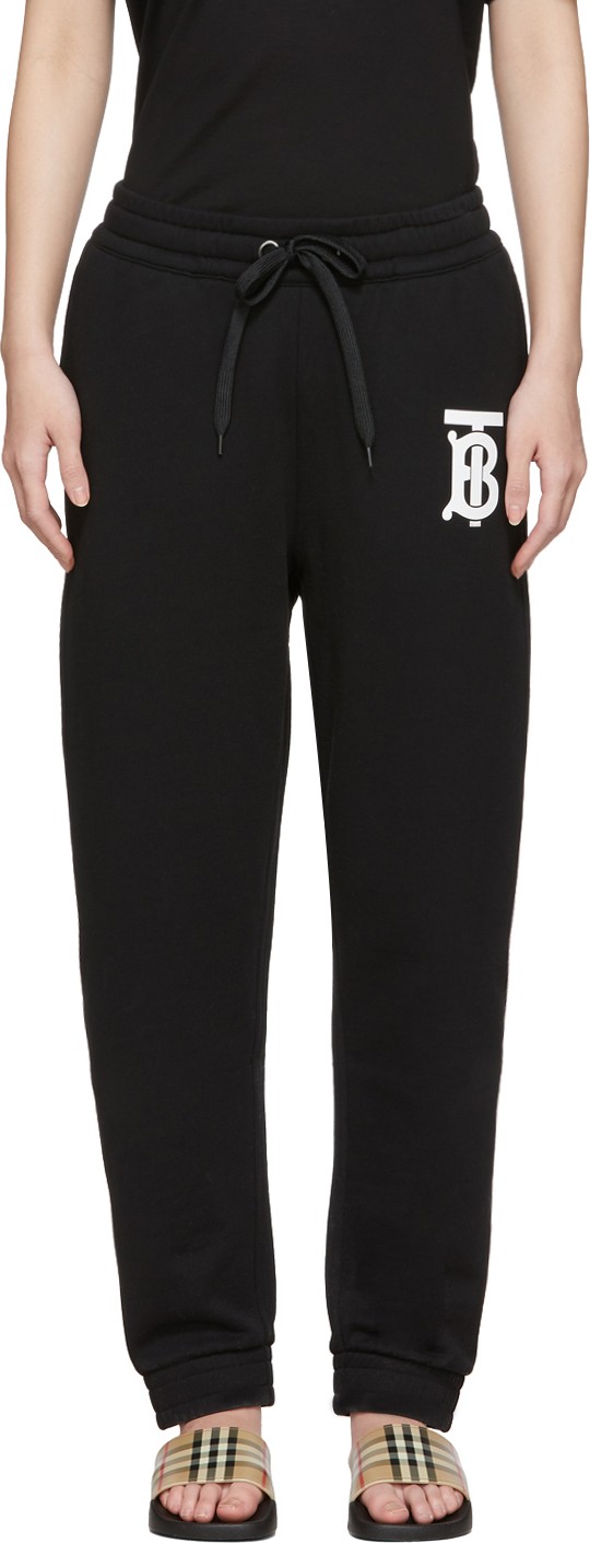 Burberry London England Black Gresham Lounge Pants