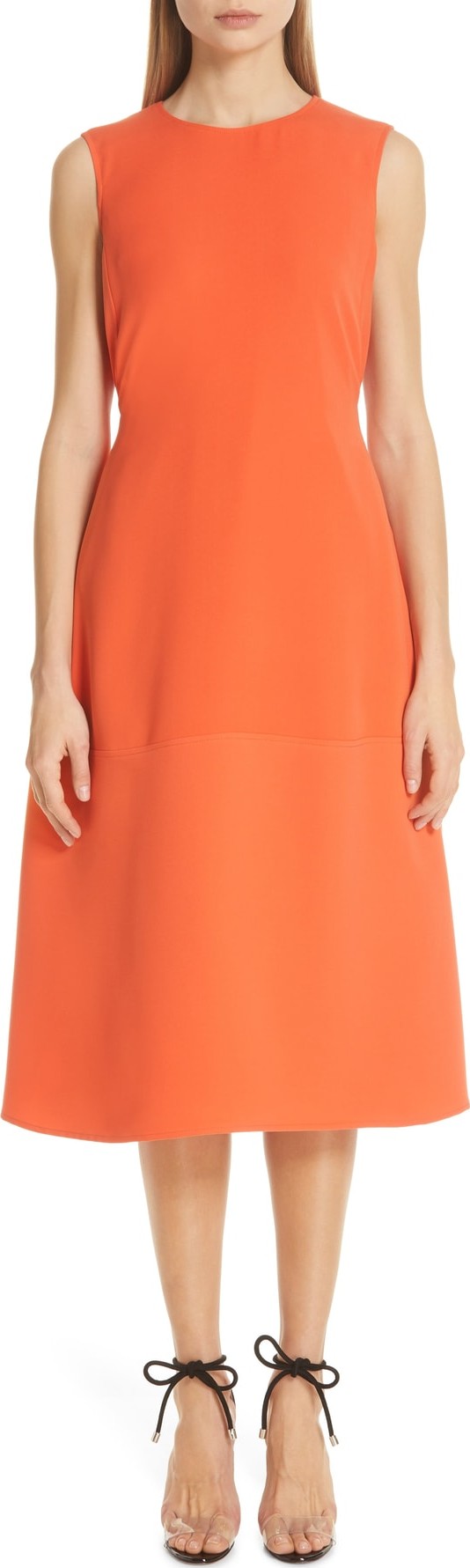 ADEAM Belted Parachute Midi Dress