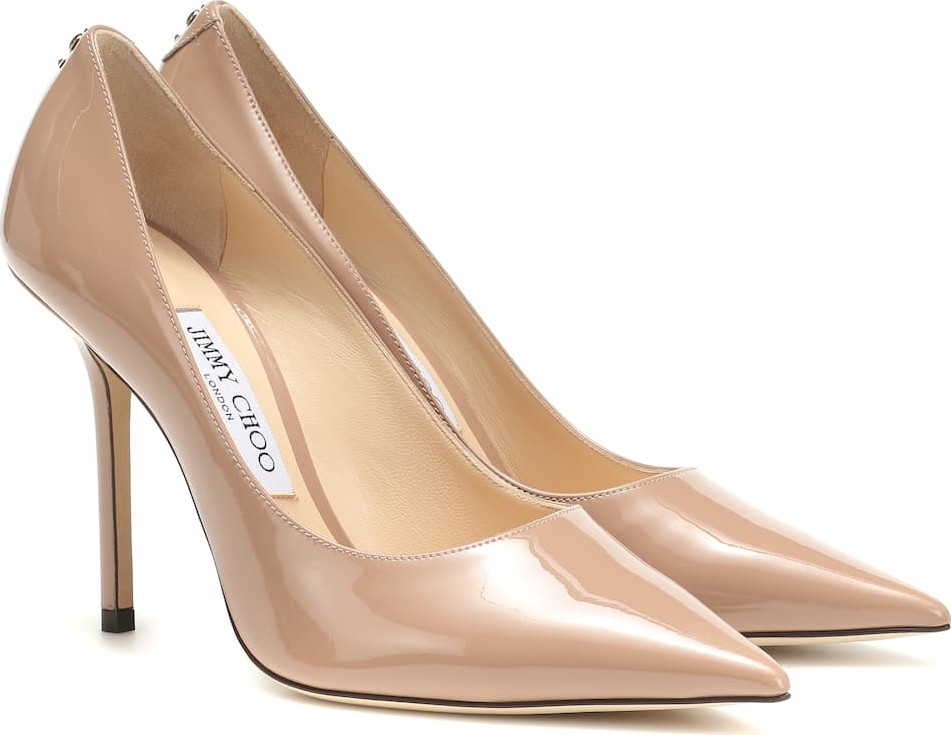 Jimmy Choo Love 100 patent leather pumps