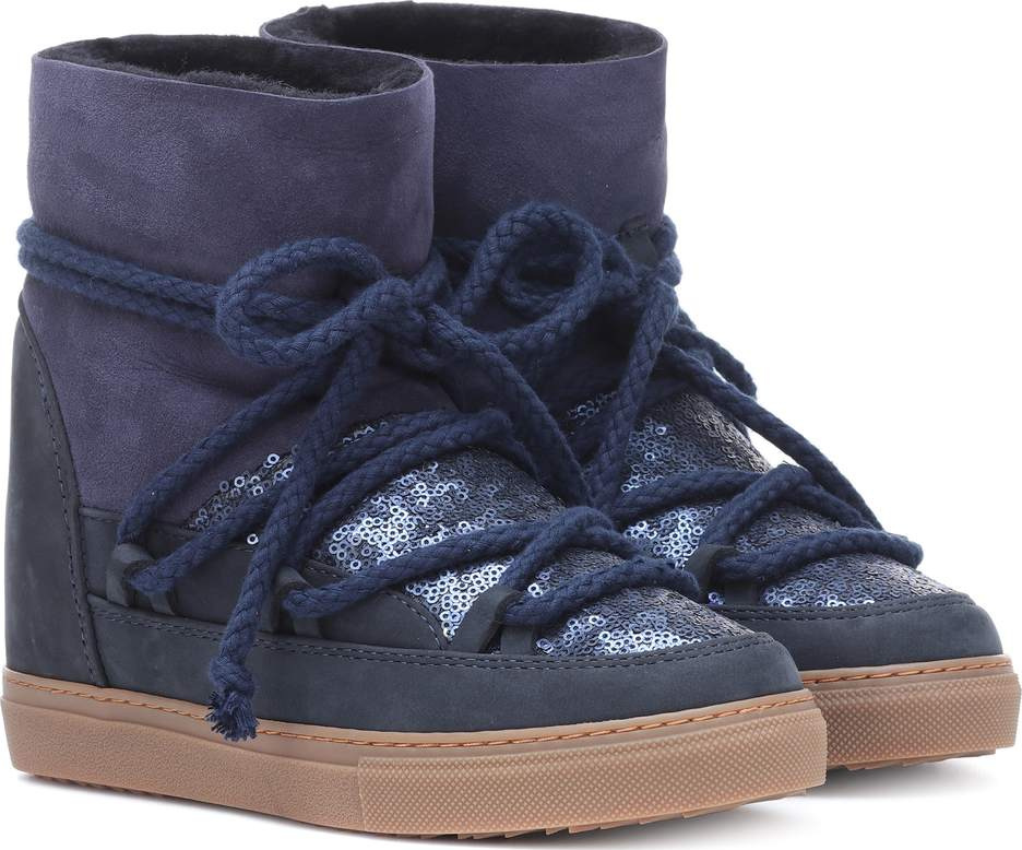 INUIKII Sneaker Sequin ankle boots