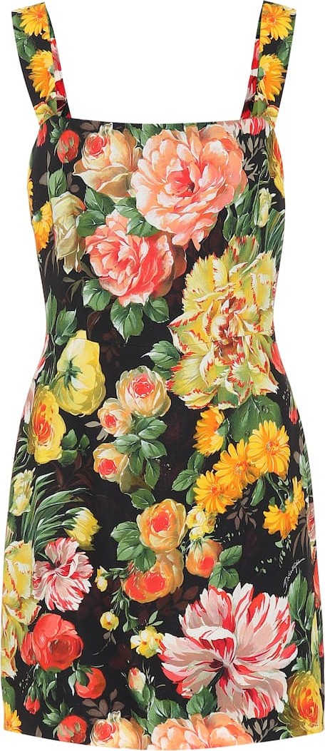 Dolce & Gabbana Floral-printed minidress
