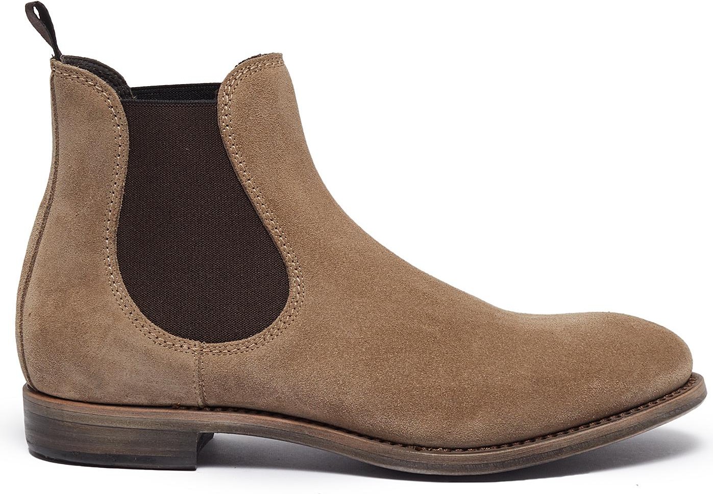 PROJECT TWLV 'Hanoi' suede sand leather boots